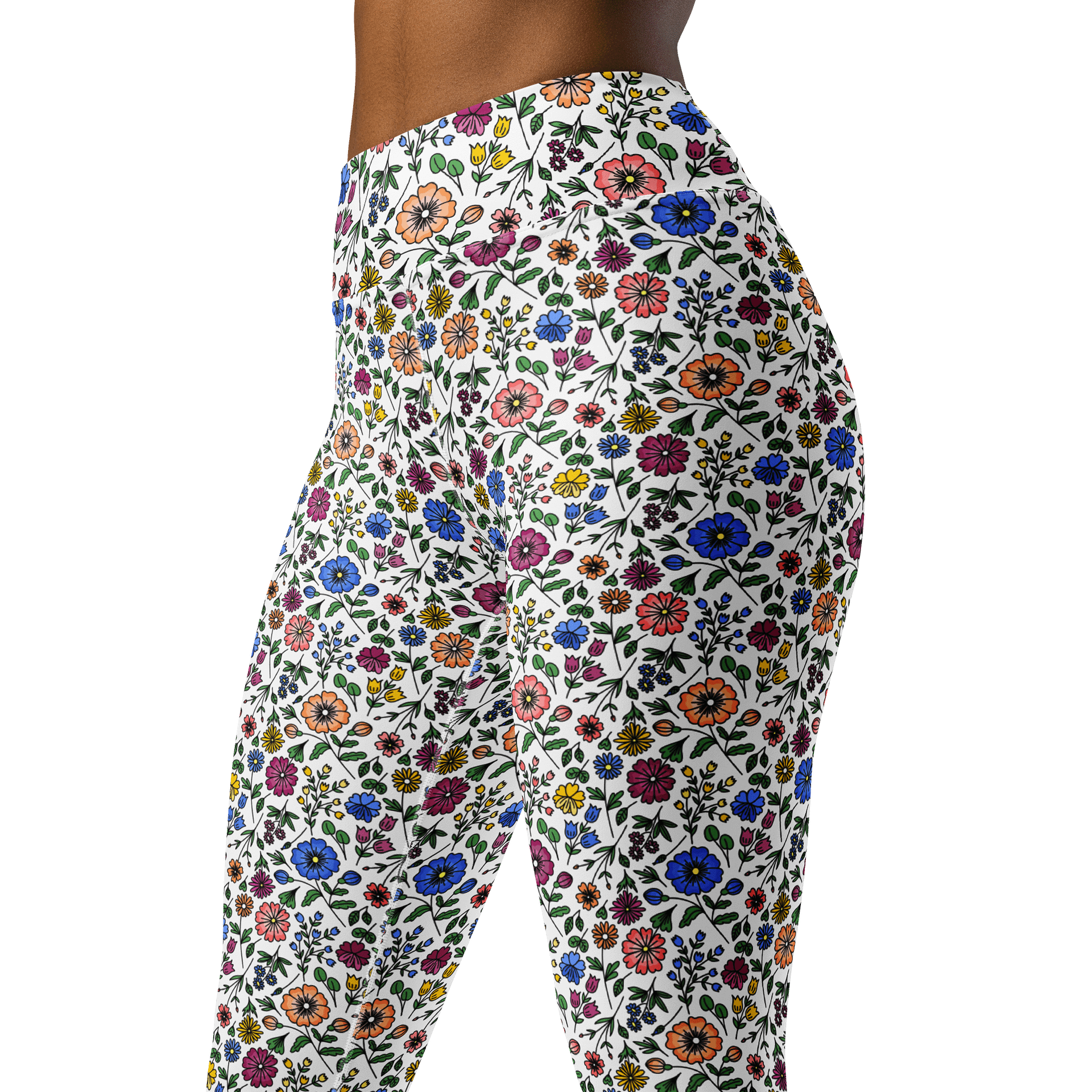Floral Yoga Leggings – High-Waisted, Flexible & Flattering product image (4)