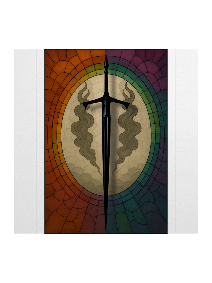 Blood and Smoke Sticker Rectangle product image (1)