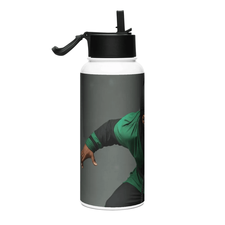 Ninja Please Metal Water Bottle with straw product image (4)