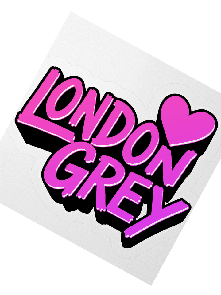 London Grey Sticker 3x3 product image (2)