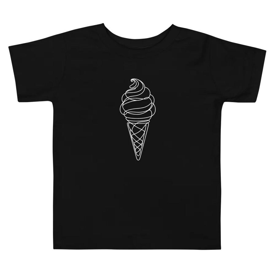 Ice Cream Cone Line Art Design Toddler T-Shirt product image (2)