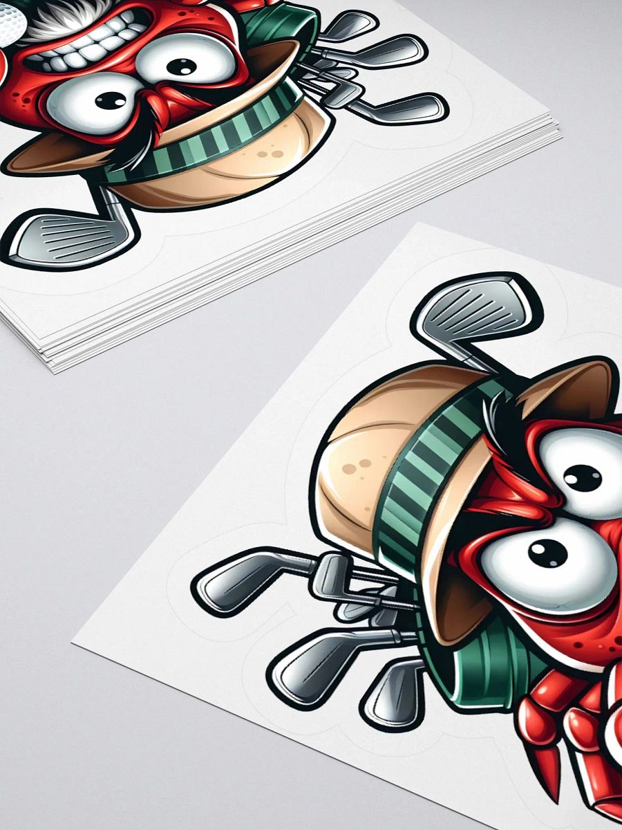 Crabby Golfer Sticker product image (11)