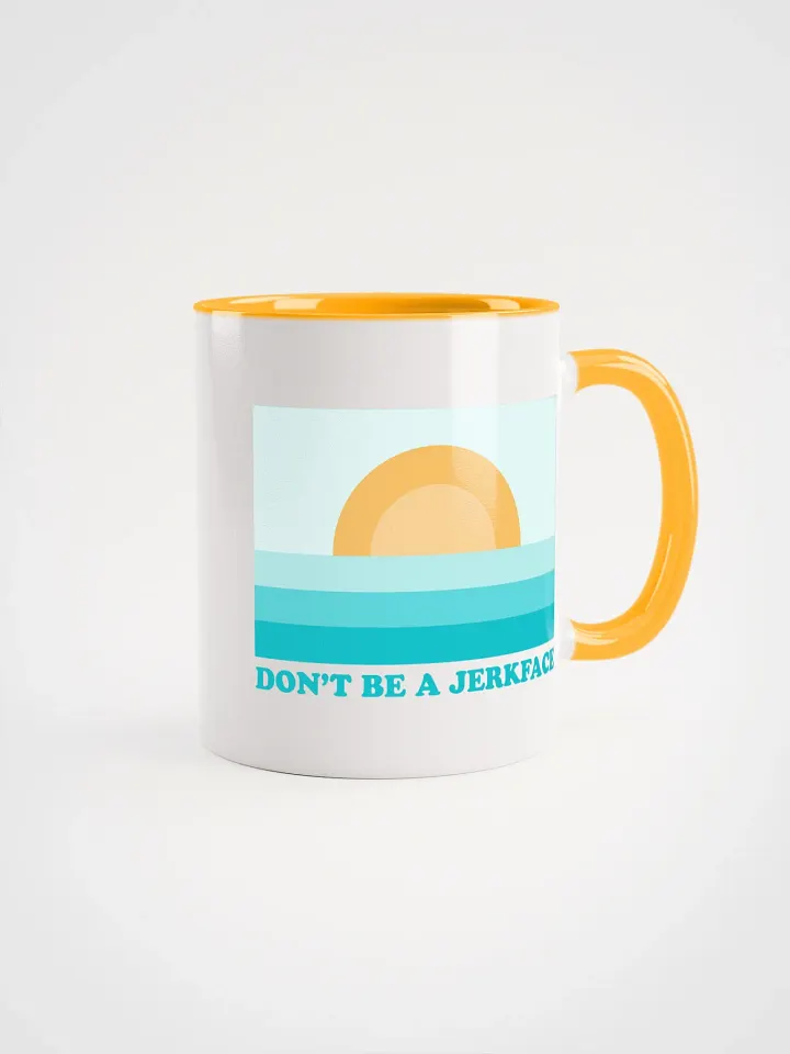 Don't Be A Jerkface - Mug with Color Inside product image (1)