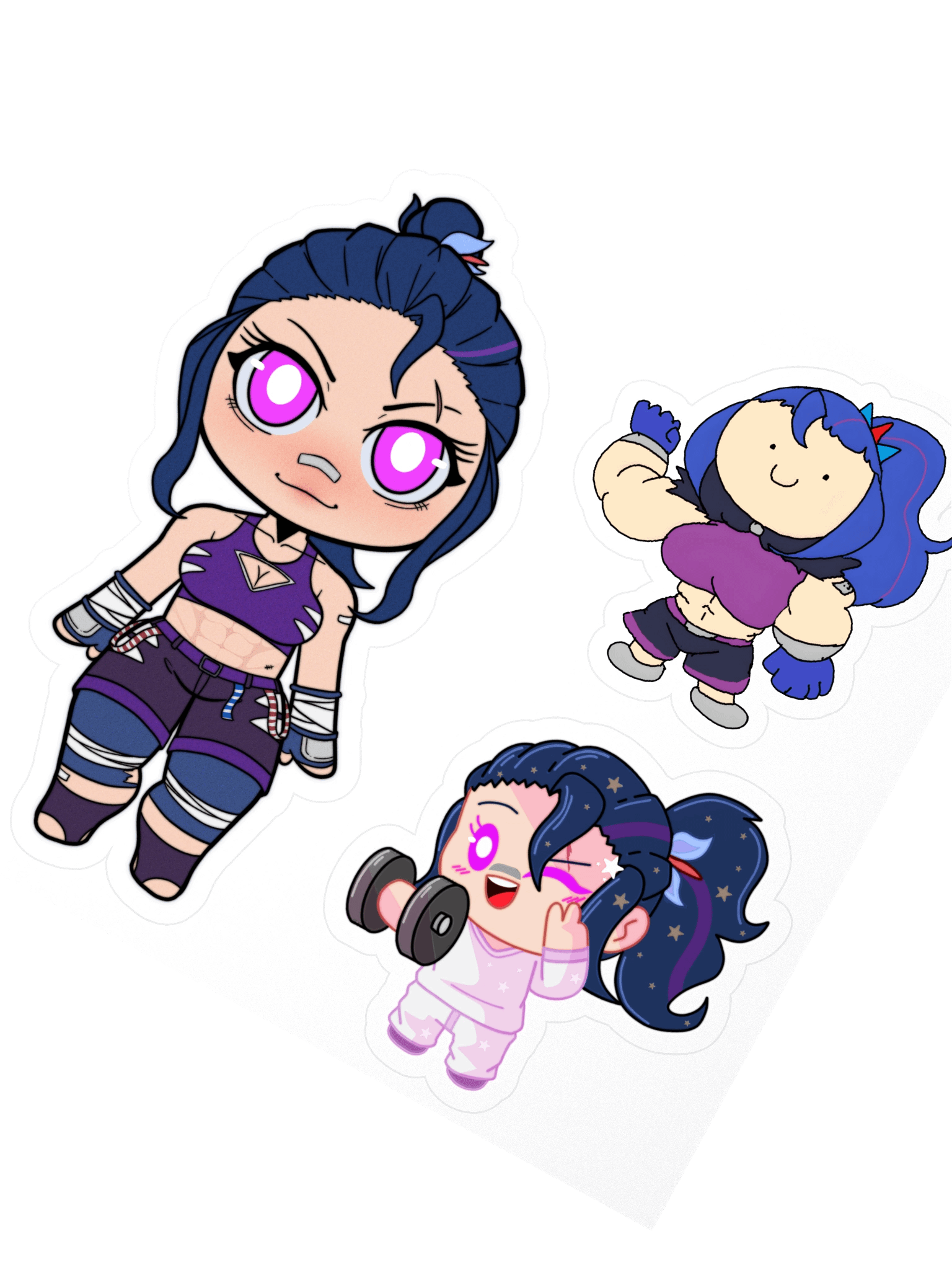 Chibi Drakya Stickers product image (2)