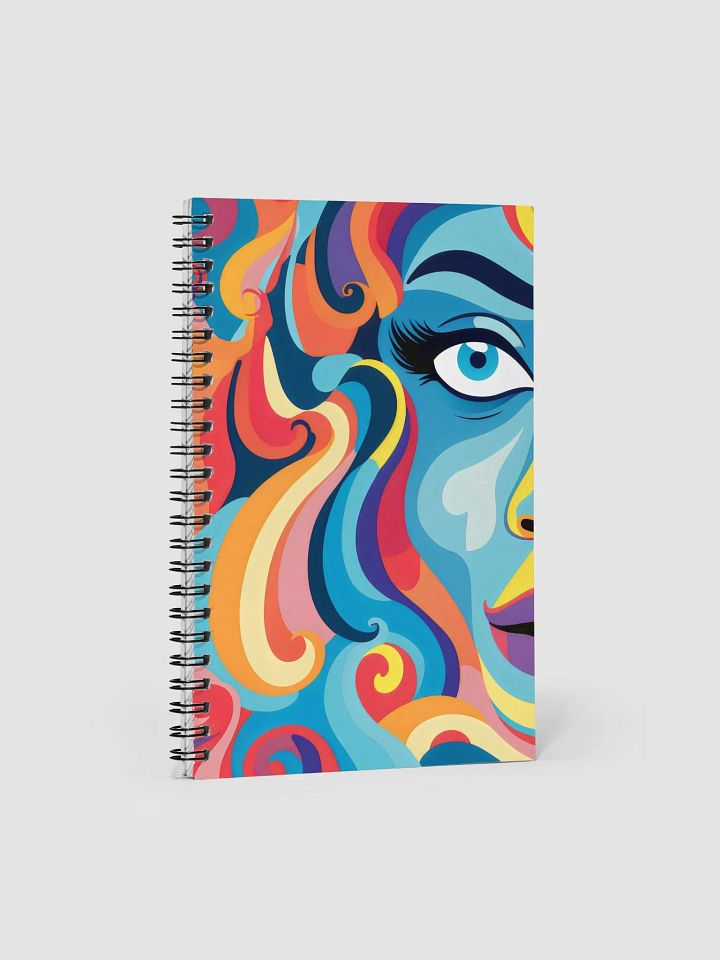 Vibrant Visage Spiral Notebook product image (1)
