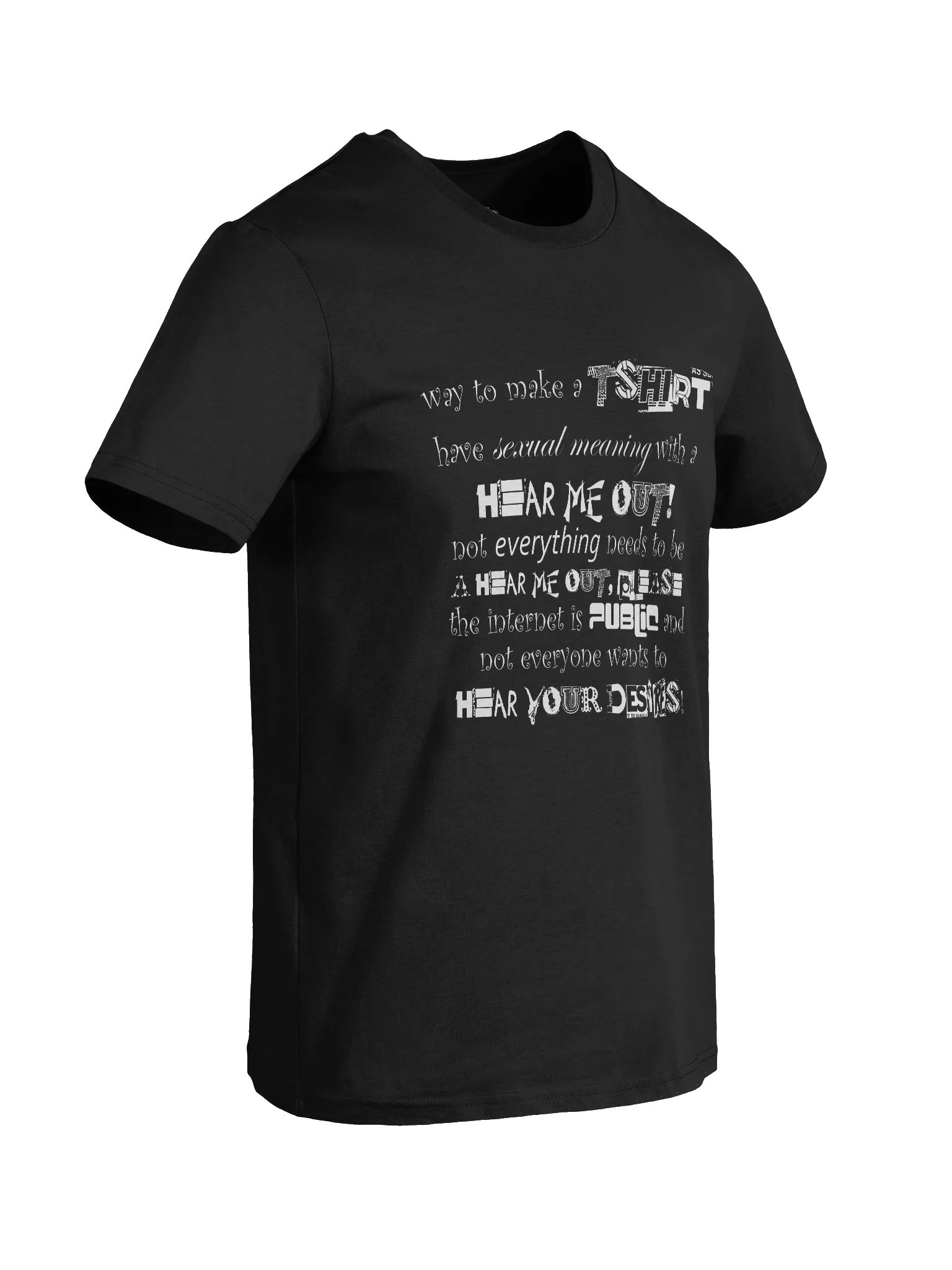 ANTI-HEAR ME OUT SHIRT (EMO VERSION) product image (8)