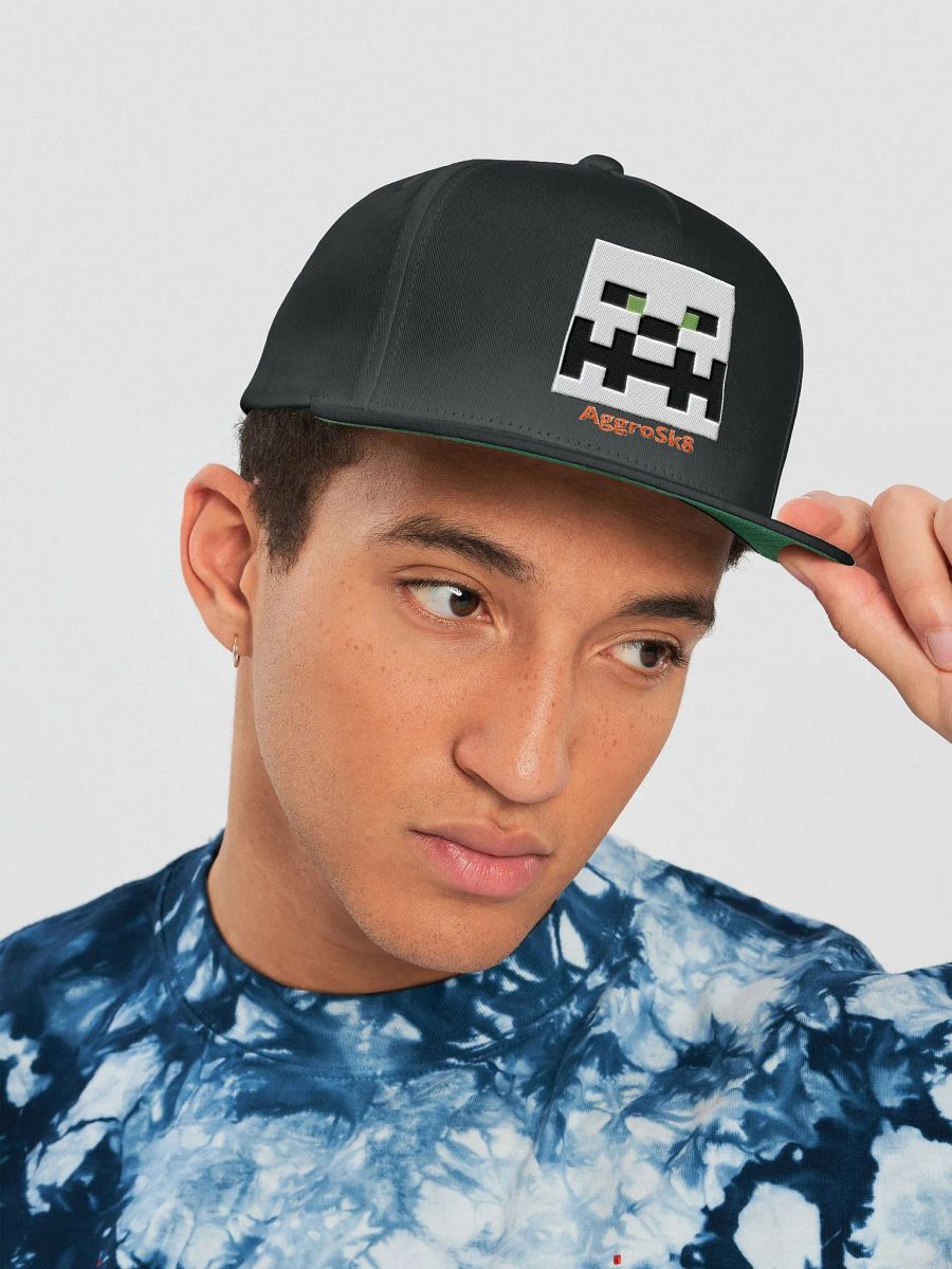 Aggro Skull Snapback Cap product image (5)
