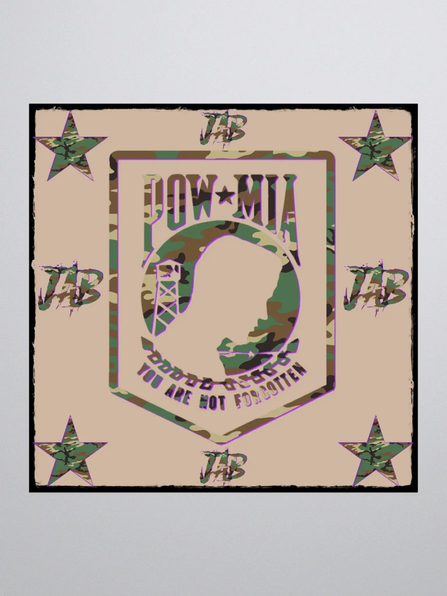 POW MIA JAB STICKER product image (2)