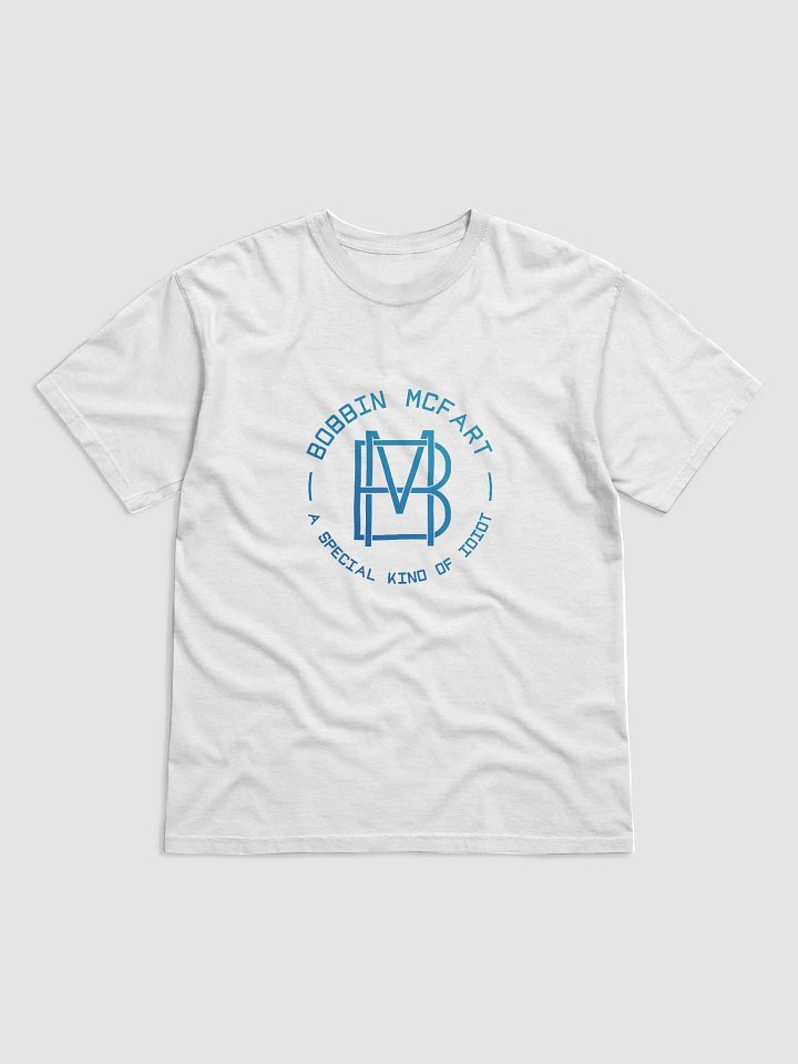 Bobbin McFart *Special* Blue Logo T-shirt (black text) product image (49)