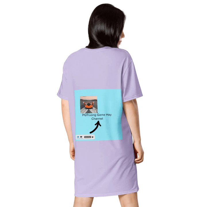 Váy thun in toàn thân/Full body printed T-shirt dress product image (2)