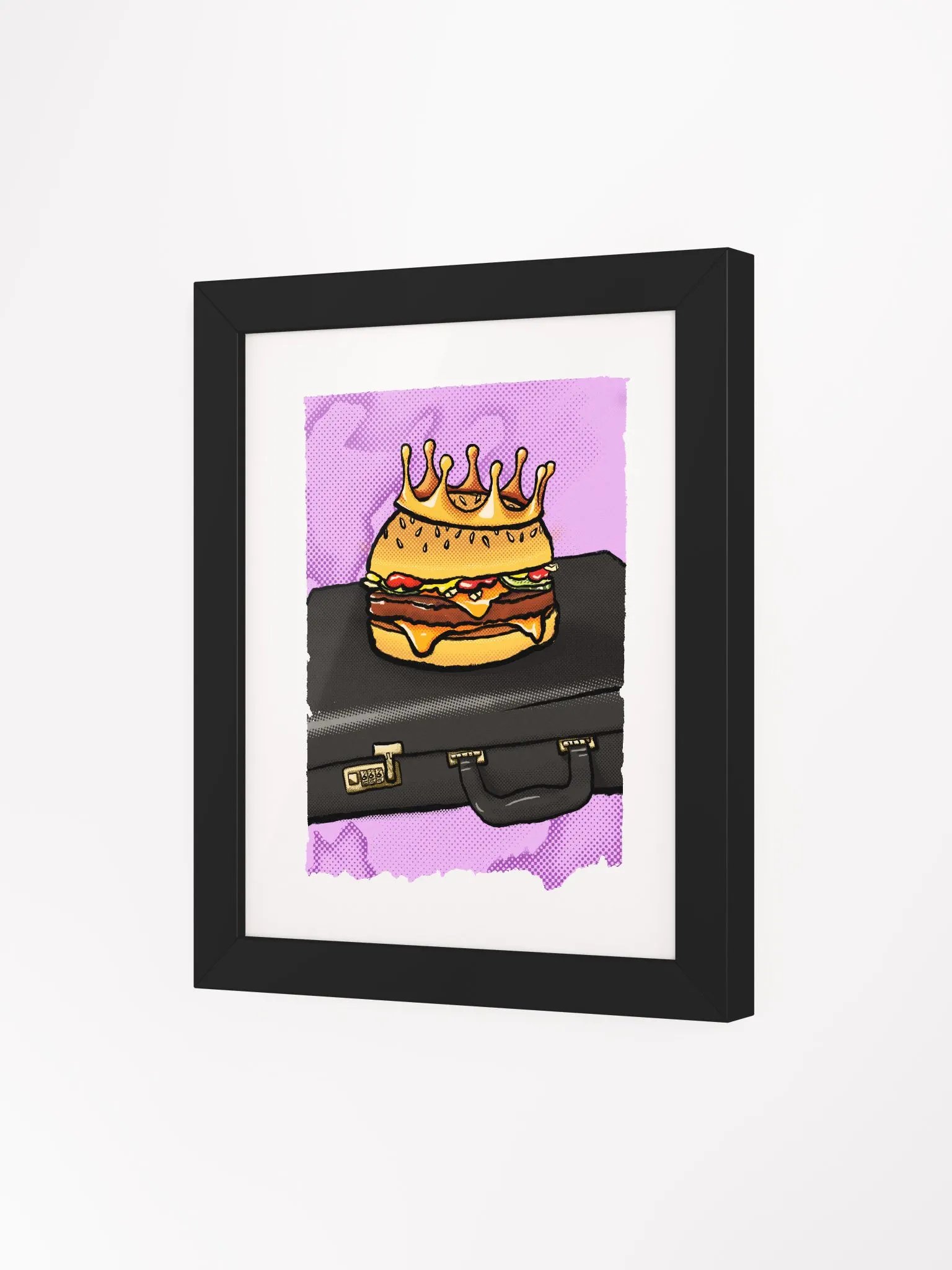 Royale W/ Cheese Framed High-Quality Matte Poster (in) by Allcolor product image (3)