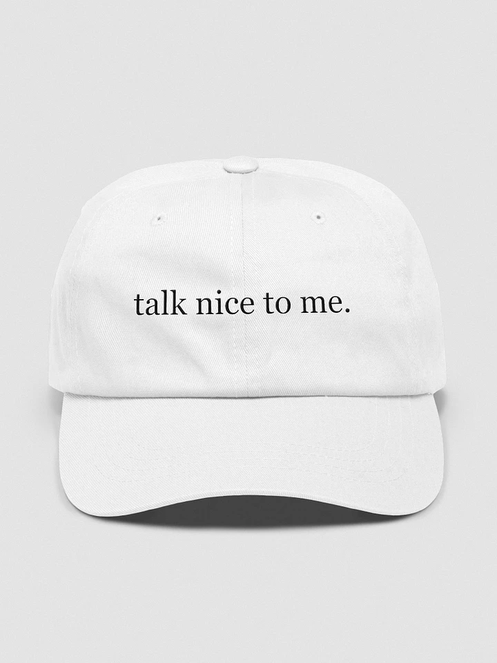 White Dad Hat product image (1)