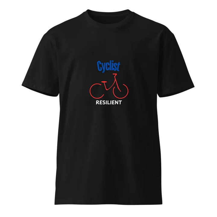 "Resilient Cyclist" Design – Gear Up with Strength and Determination product image (1)