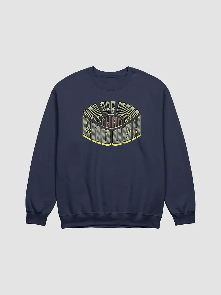 You Are More Than Enough Empowerment Stripes Crewneck Sweatshirt product image (13)