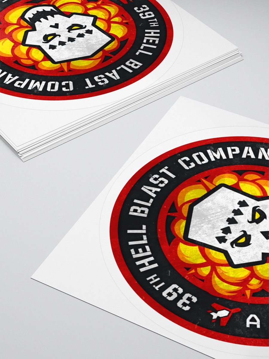 Hell Blast Textured Sticker product image (12)