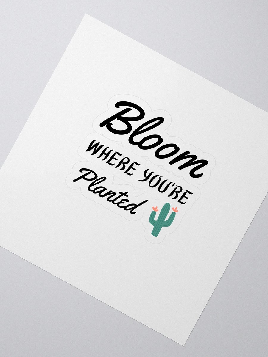Blooming Cactus Kiss Cut Stickers product image (2)
