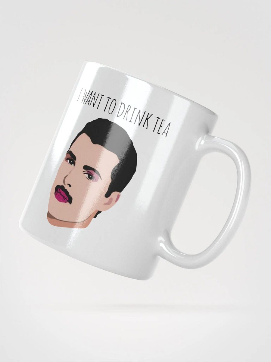 Eccentric Faces White Glossy Mug product image (4)