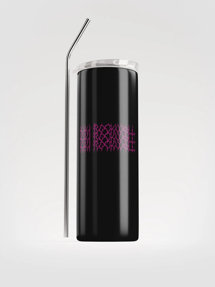 'Kiki Rockwell' Official Logo Metal Eco Tumbler (and eco straw) product image (1)