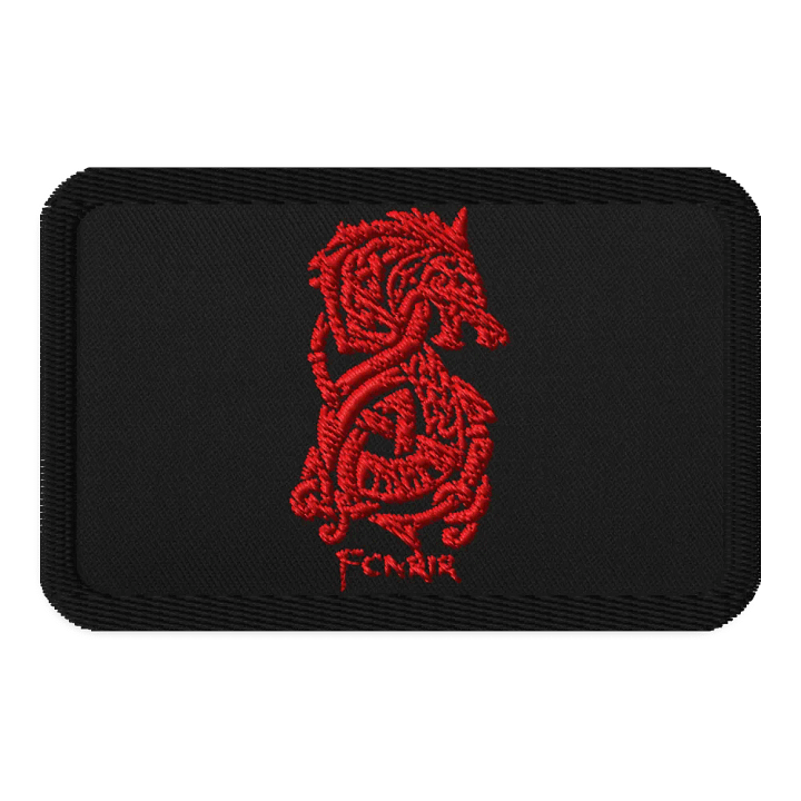 Fenrir's Fierce Embroidered Patch product image (1)