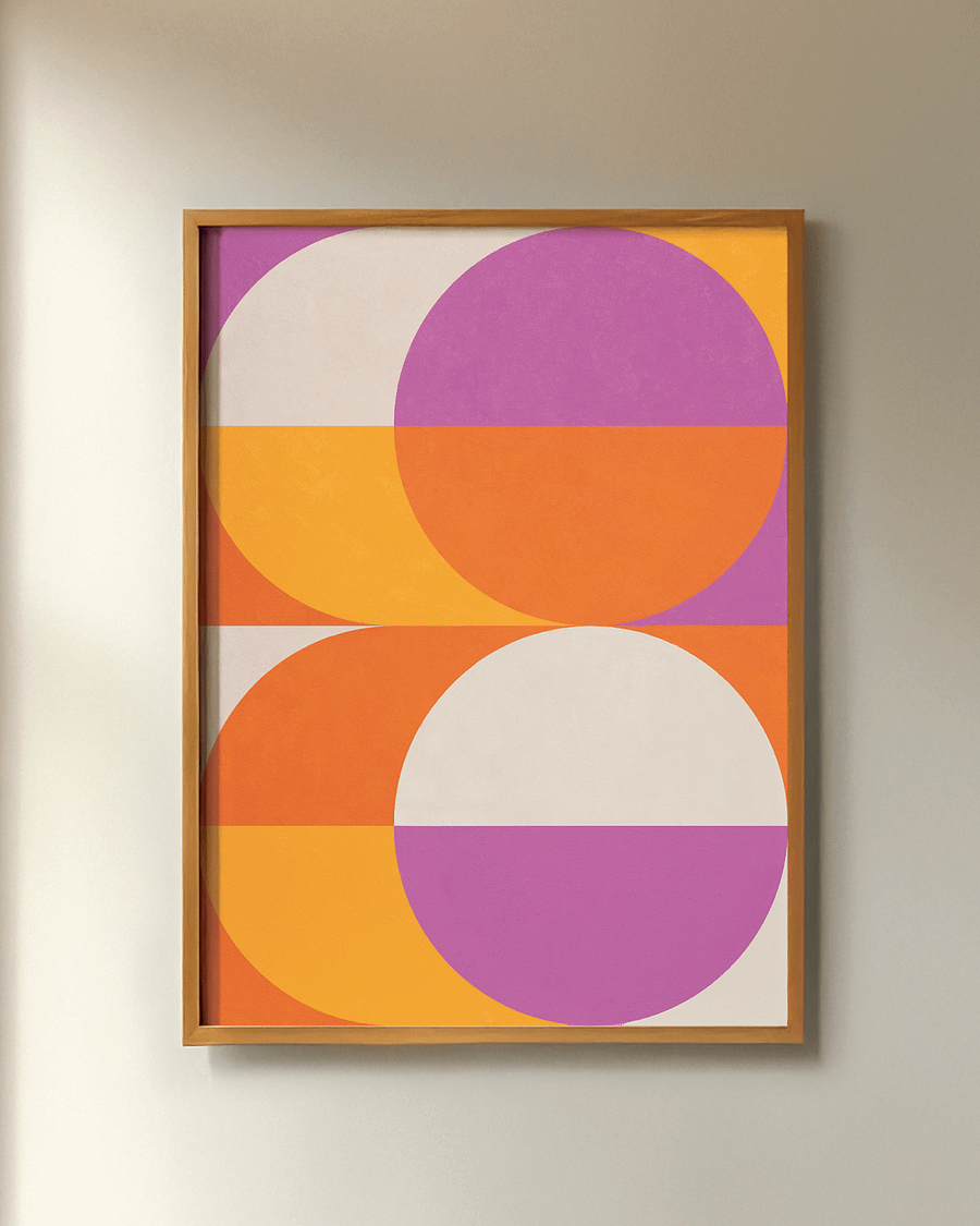 Disco Circle Painting Print product image (9)