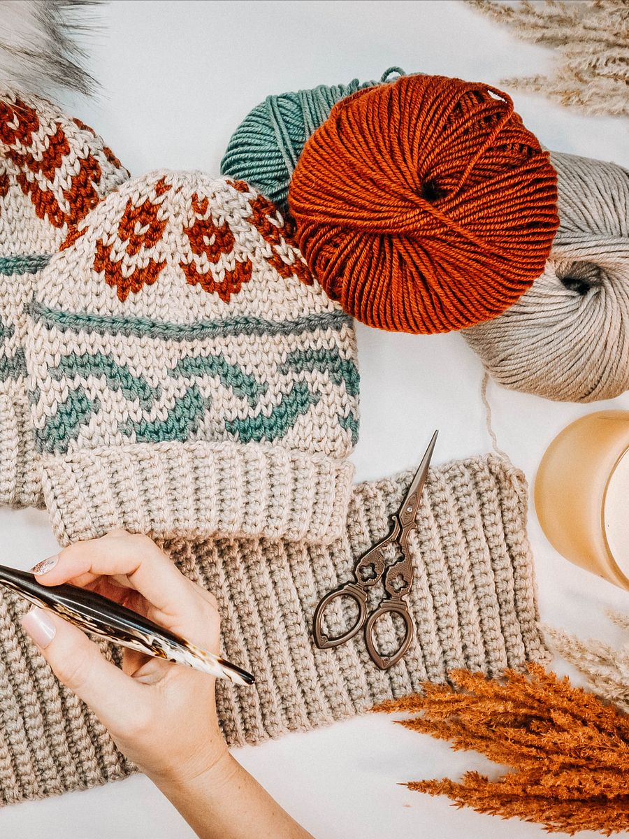 Forest Brooks Crochet Beanie Pattern (4 sizes) product image (4)