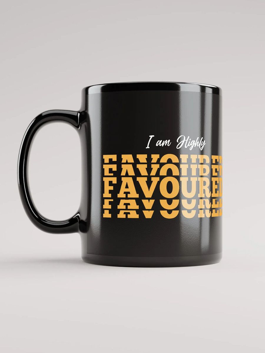 FAVOURED Black Mug product image (2)
