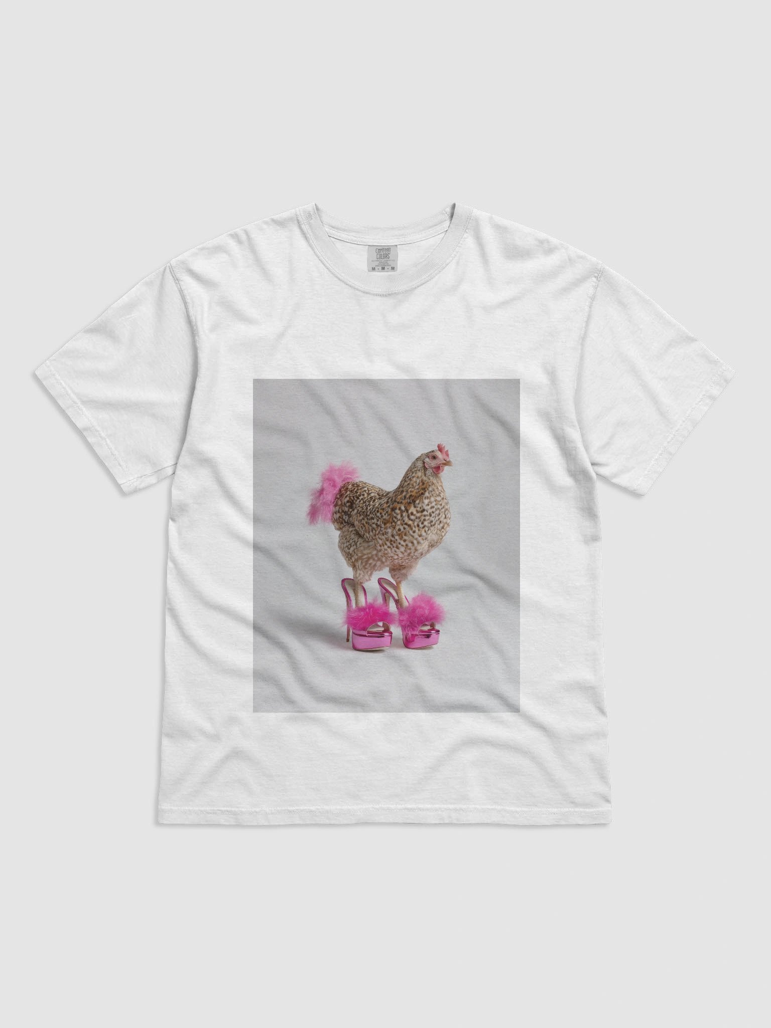 Glam Chicken - Garment-Dyed Heavyweight T-Shirt product image (1)