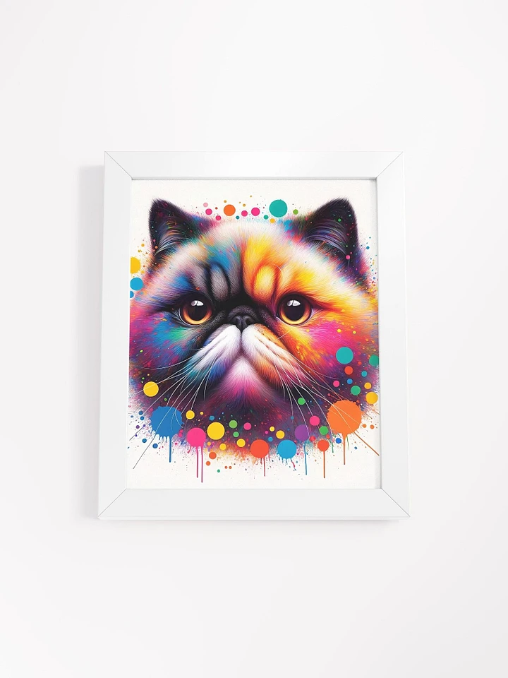 Framed High-Quality Matte Poster (in): Exotic Shorthair 2 product image (49)