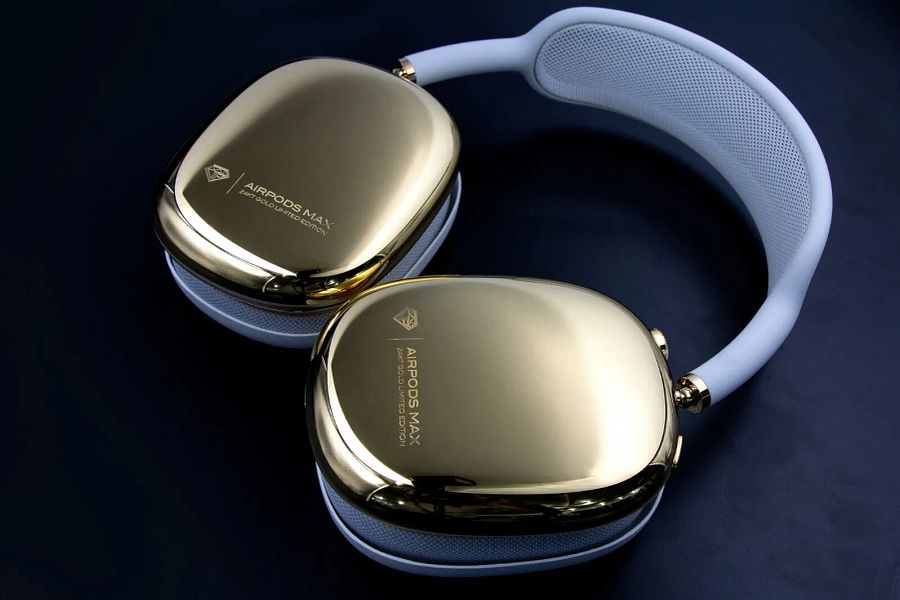 VIP TOUCH APPLE AIRPODS MAX 24KT GOLD LIMITED EDITION product image (3)