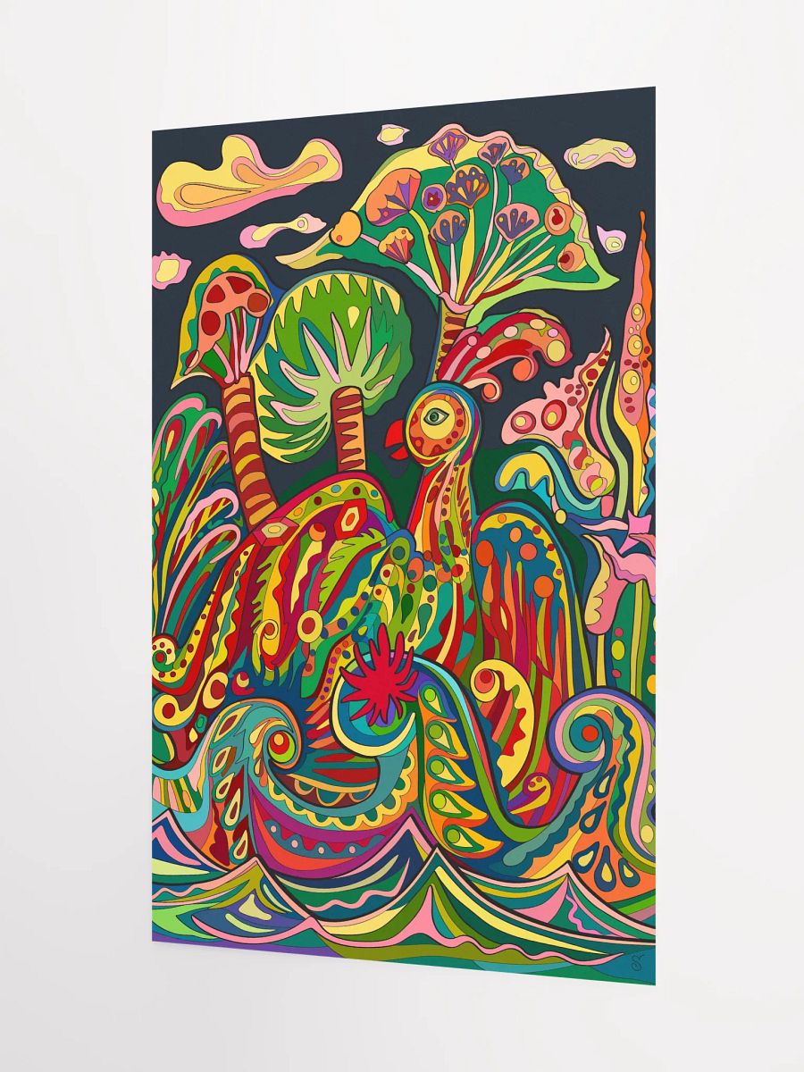 Vibrant Matte Paper Poster - Loro Park Bird product image (3)