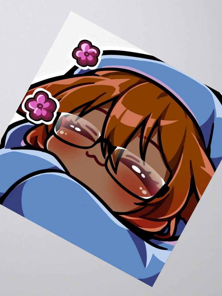 JPAG_Grey Gracidea Comfy emote sticker product image (2)