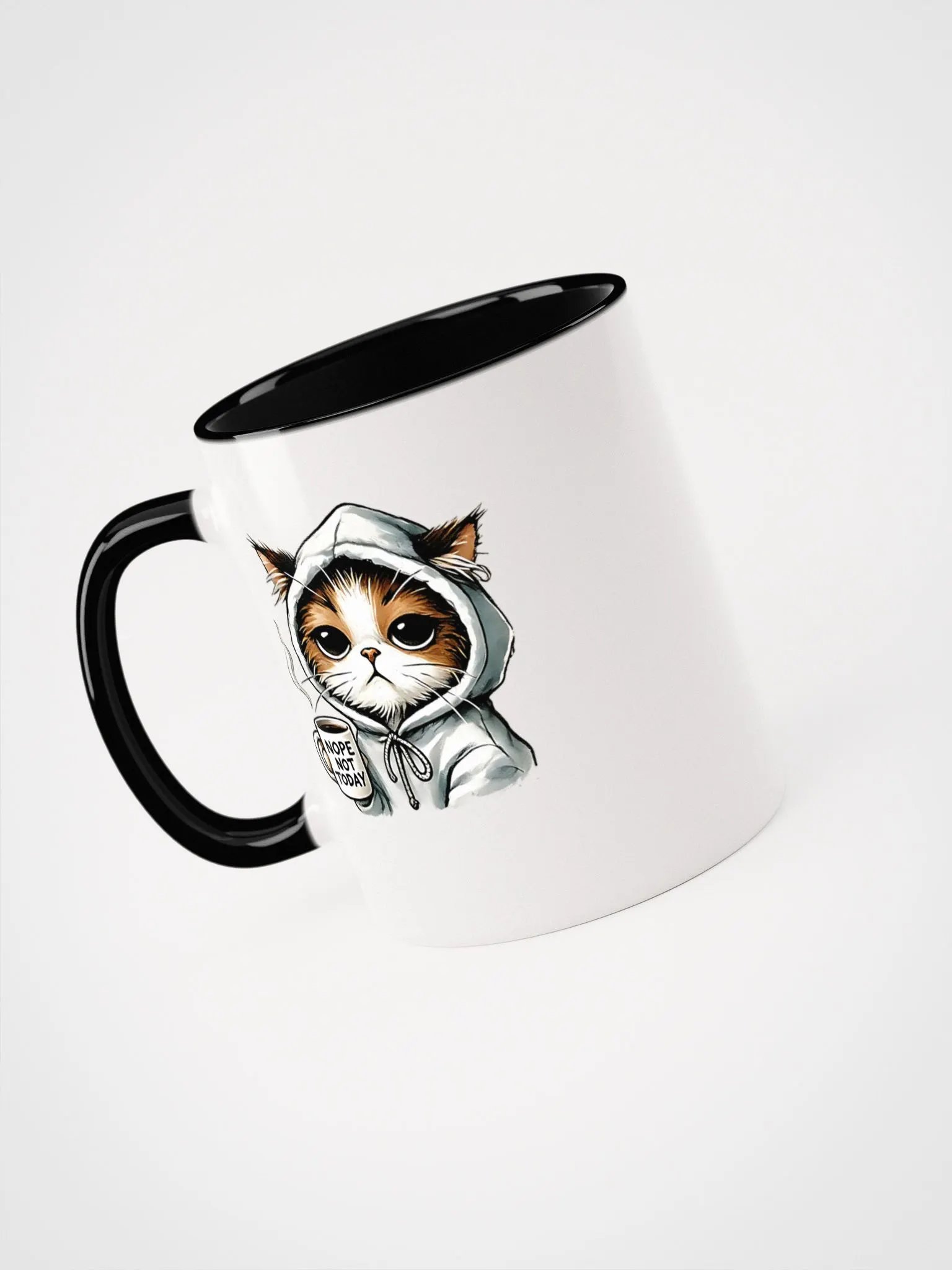 Nope, Not Today’ Sarcastic Cat Lover Mug – Durable, Funny, and Relatable product image (8)