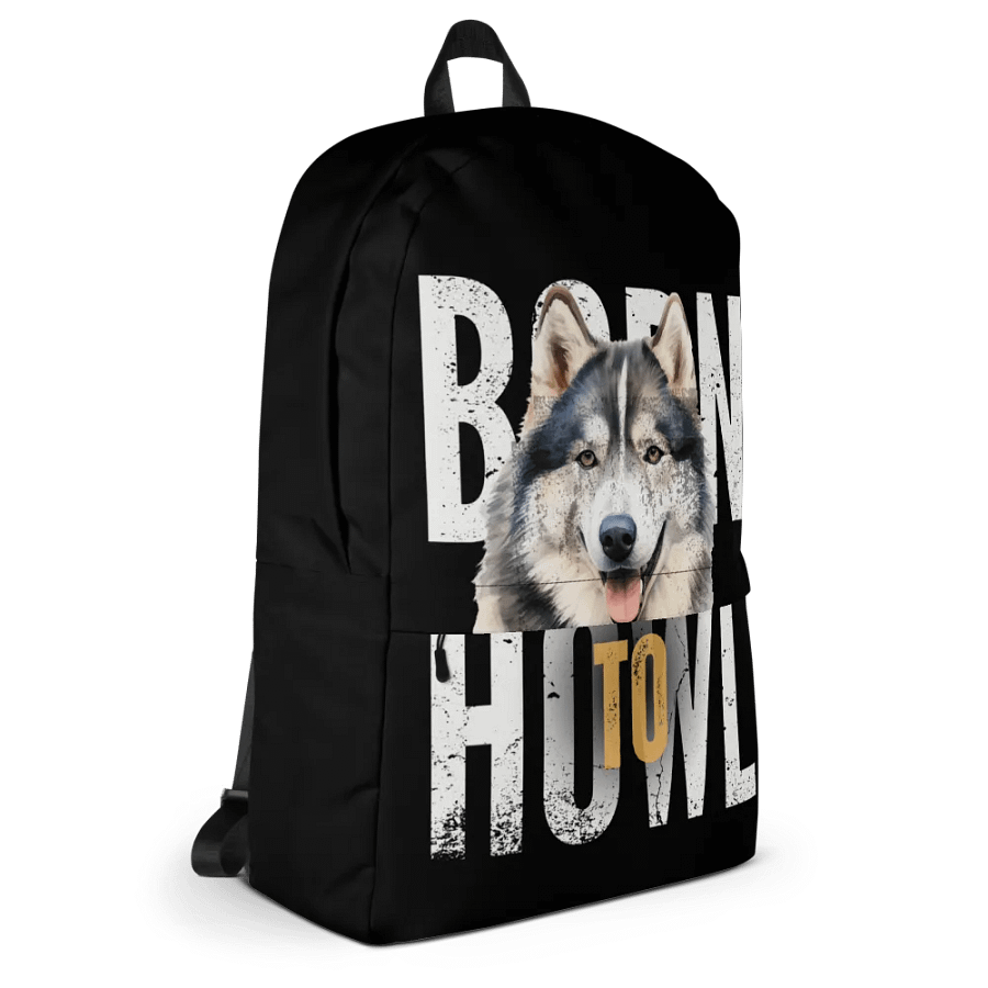 Born To Howl All-Over Print Backpack product image (5)