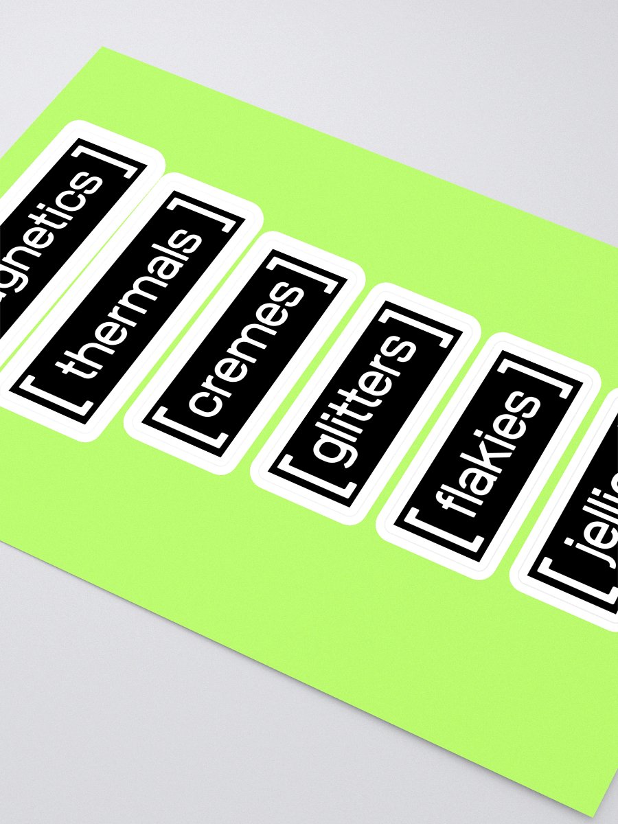 Drawer Labels by finish (black) product image (4)