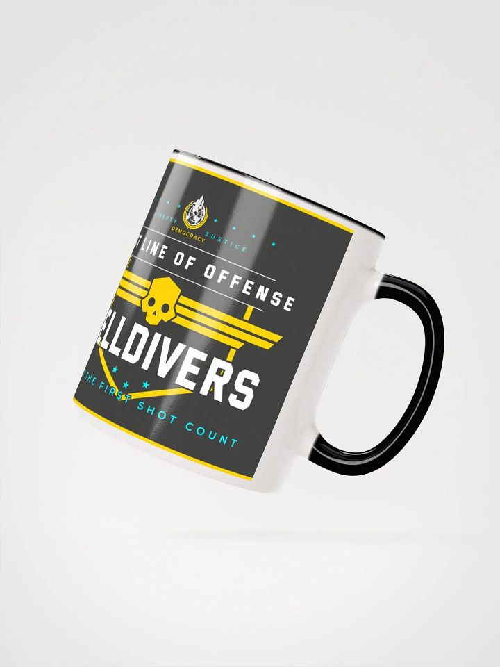 Helldivers 2 Mug | Iconic Motto Crest Design in Vintage Style product image (6)
