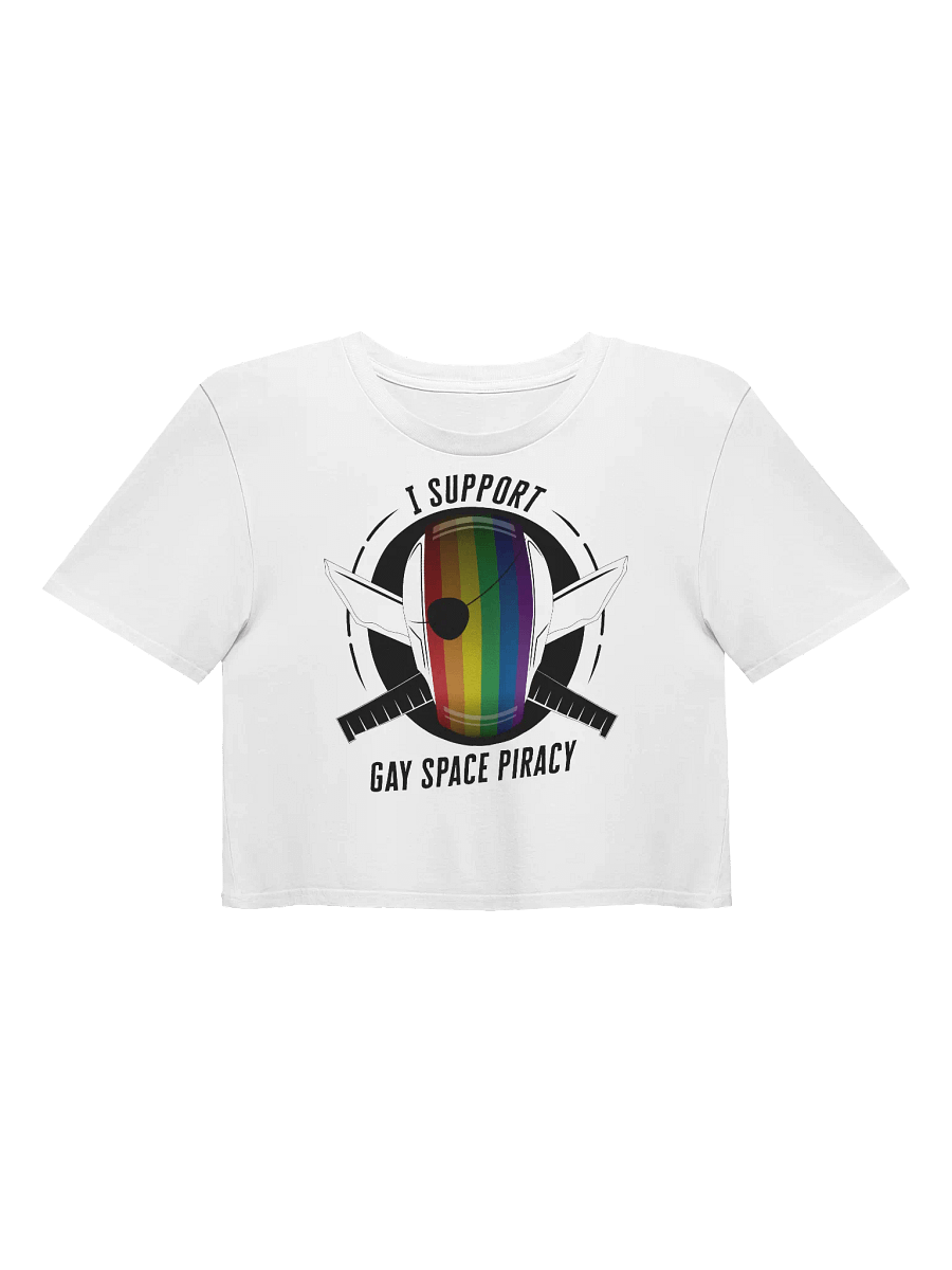 I Support Gay Space Piracy Crop Top product image (9)