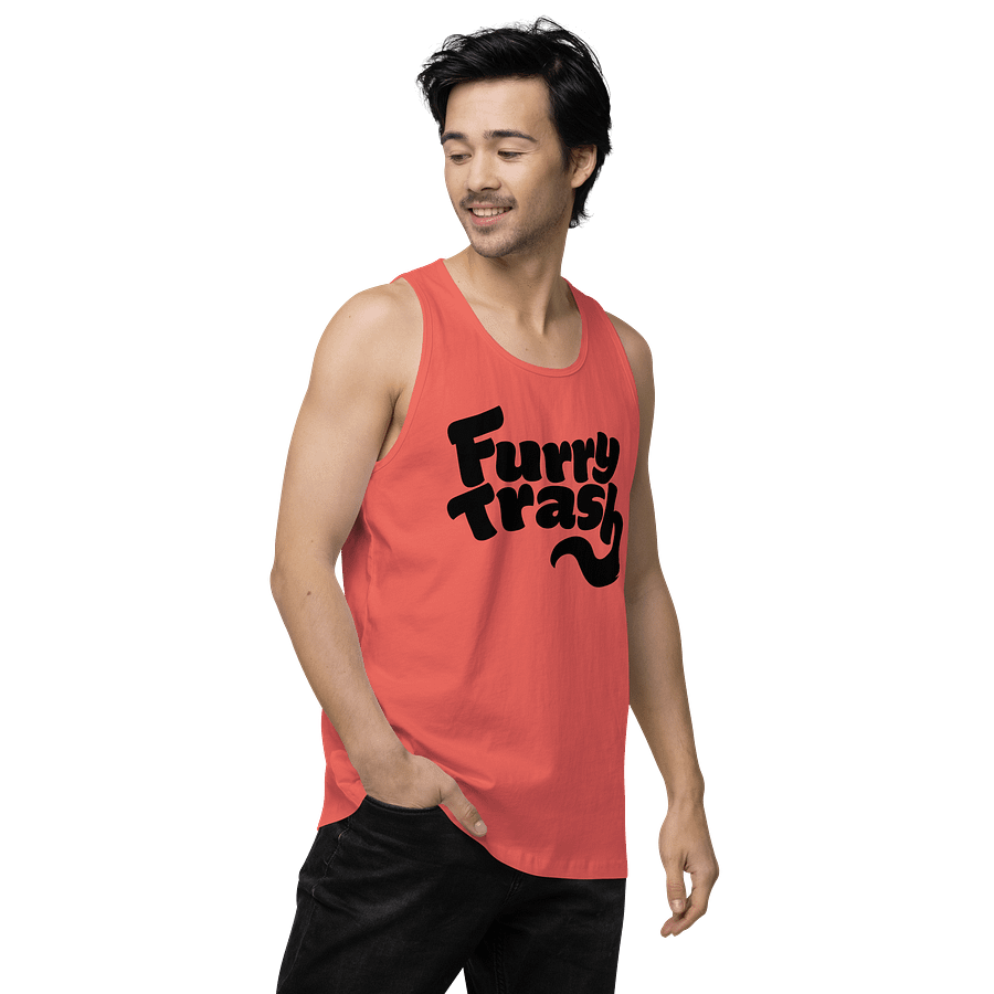 Furry Trash Tank – Bubble Logo (Black Print) product image (17)