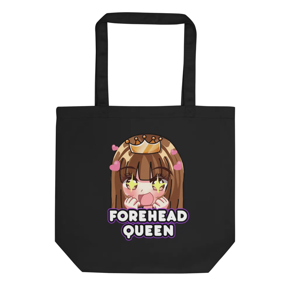 Forehead Queen Tote Bag (Black) product image (1)