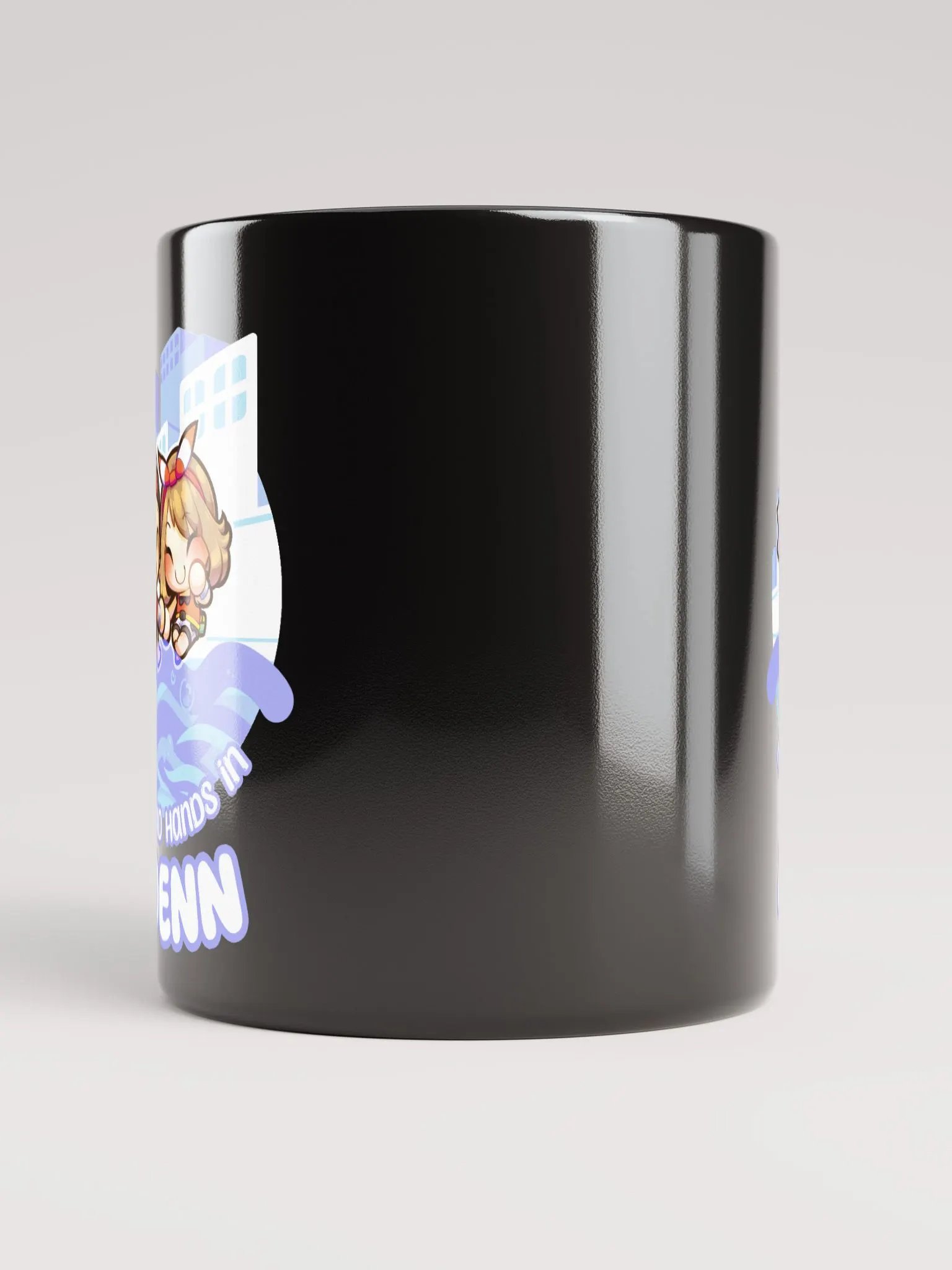 Let's Hold Hands in H Girl and Boy - Mug (Black) product image (10)