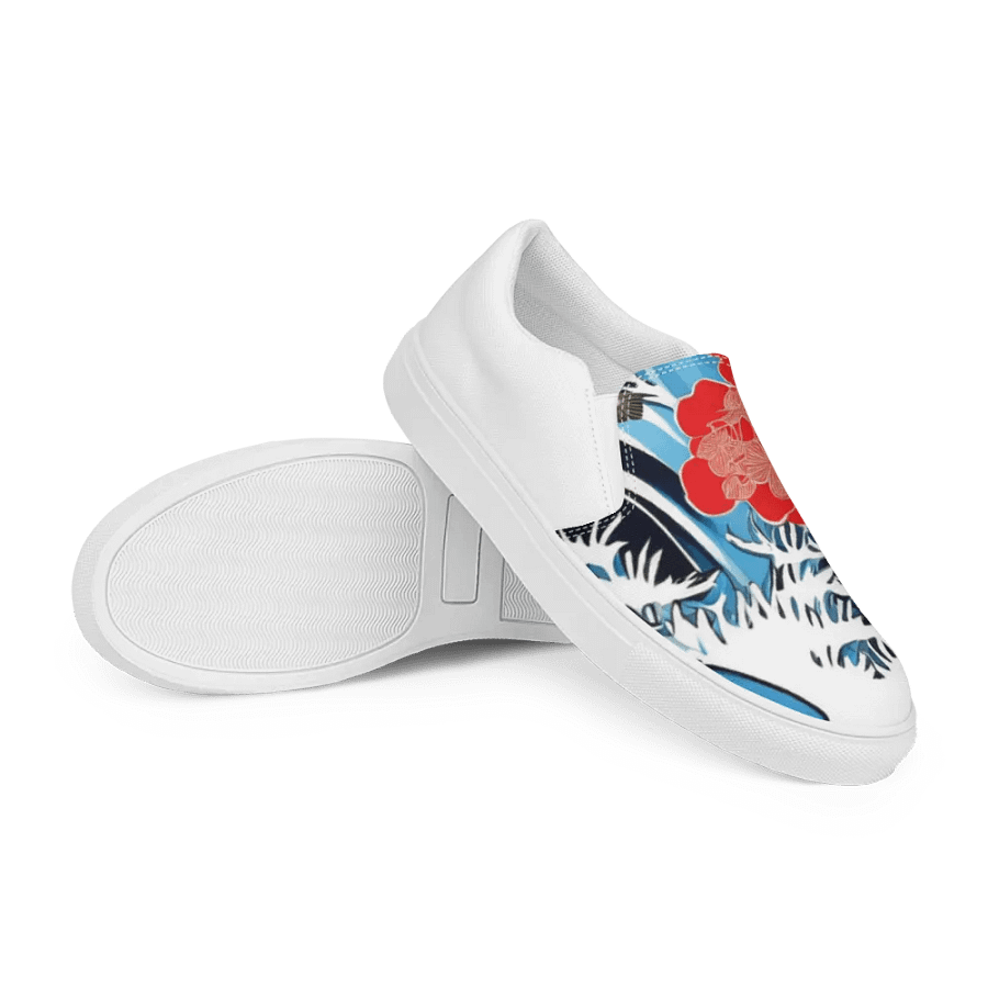 Kanagawa Wave Women's Slip-On Shoes product image (12)
