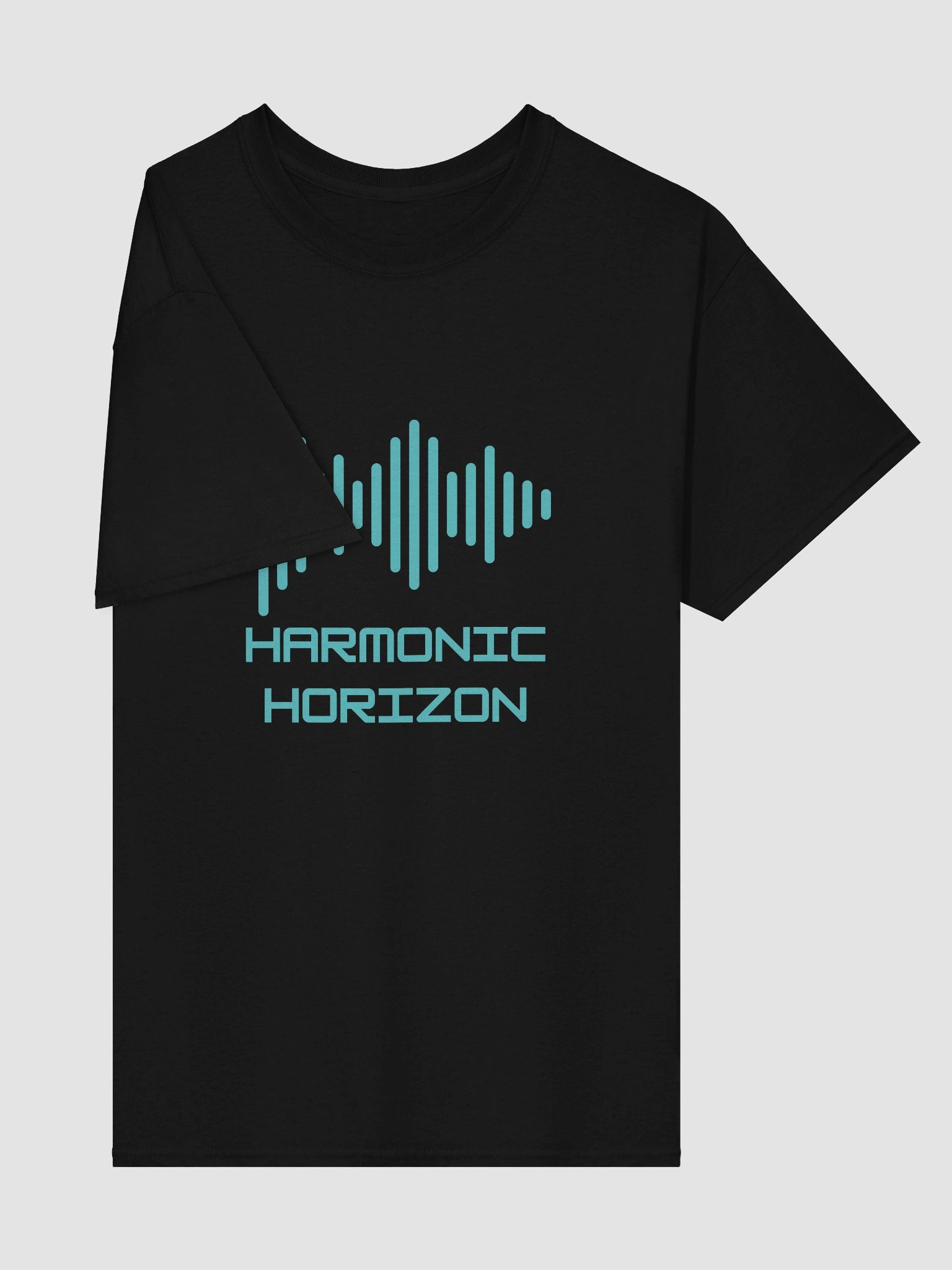 Harmonic Horizon Turquoise Logo T-shirt product image (3)