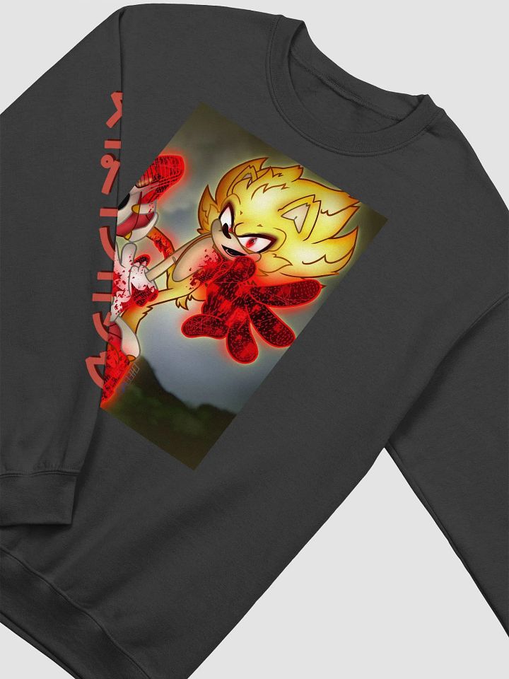 Cyber-Corrupted Super Sonic Sweatshirt product image (4)