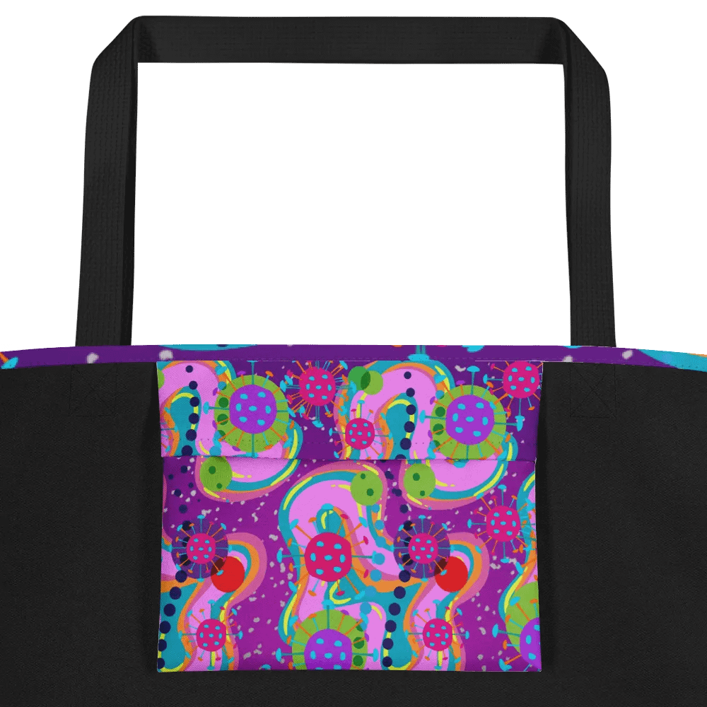 Psychedelic Dreams All-Over Tote for the modern ladies genZ techis product image (2)