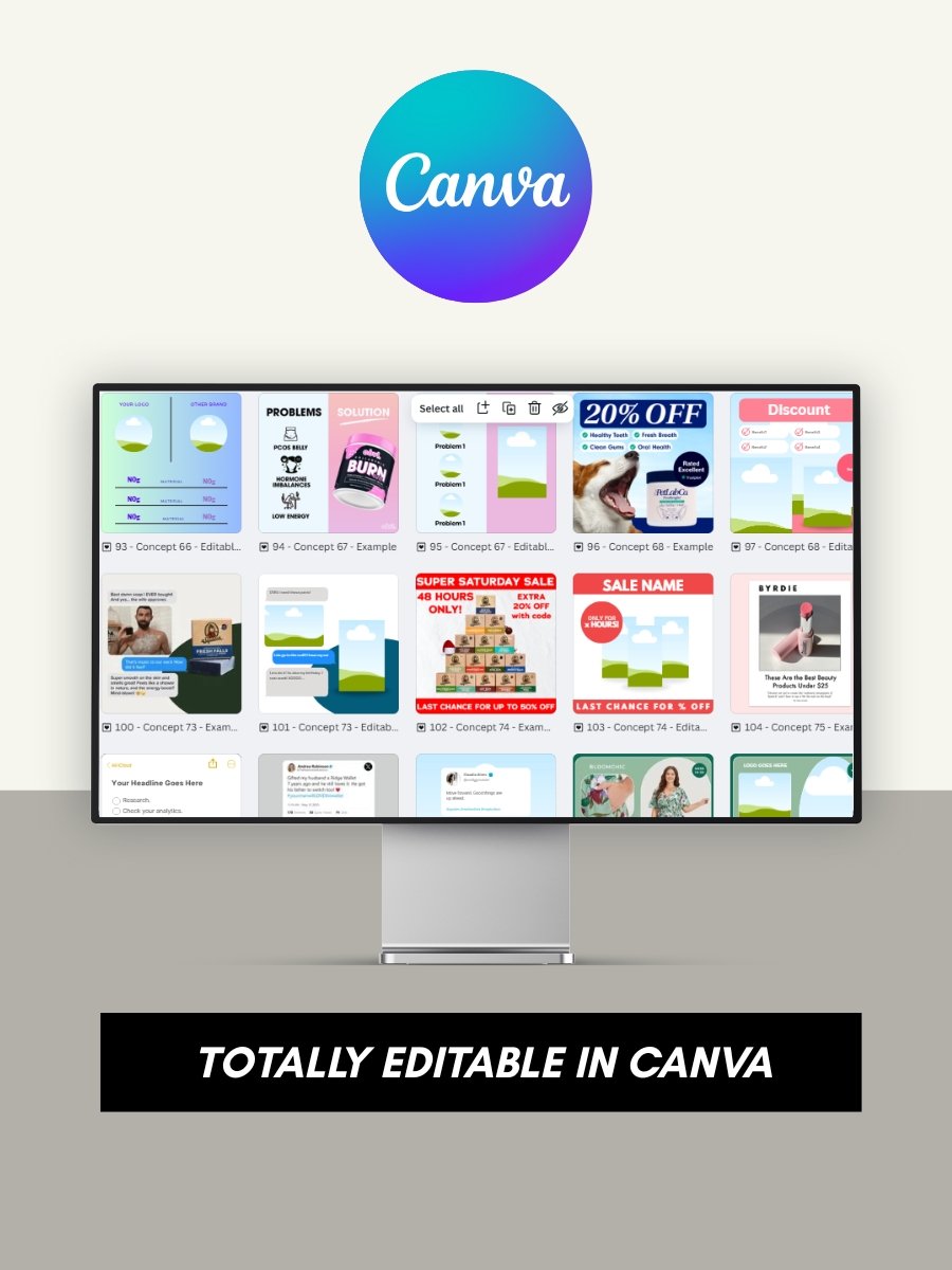 300 + Proven Static Ad Templates That Convert product image (3)