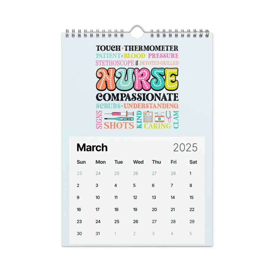 2025 Nurse Wall Calendar product image (8)