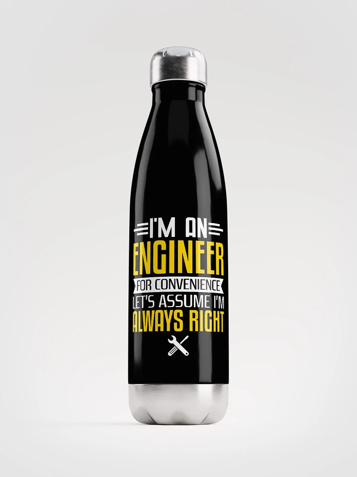 I'm An Engineer Steel Water Bottle product image (1)