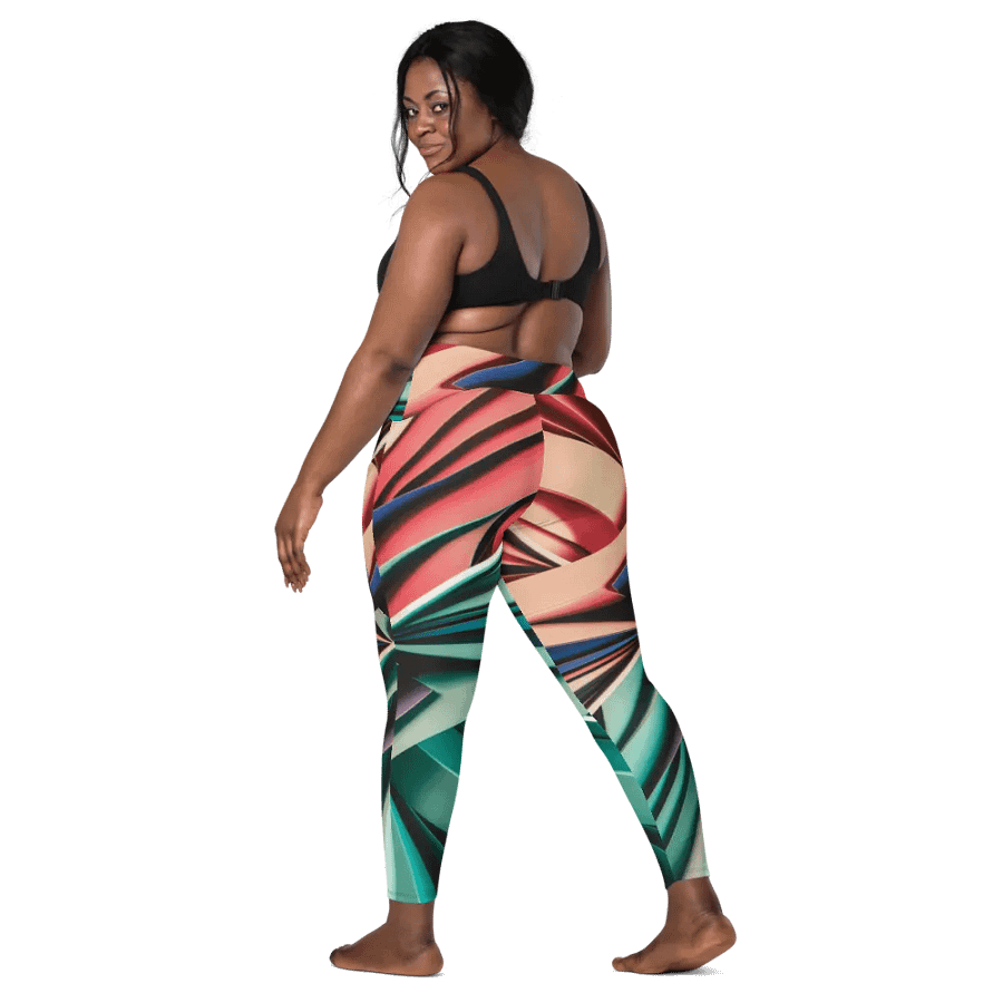 TDS Music Leggings with Pockets in Abstract Geometric Print (2XS-6XL) product image (11)