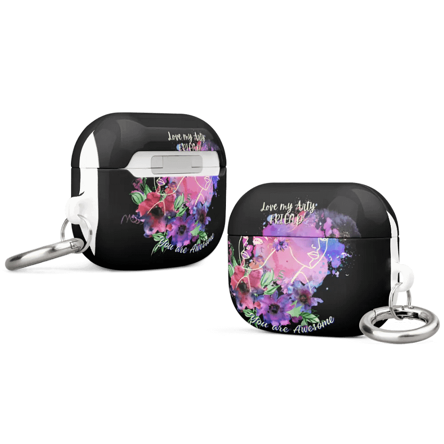 Whimsical Friendship All-Over Print AirPods® Case for your special friend product image (4)