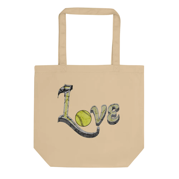 Love Softball Eco Tote Bag product image (1)