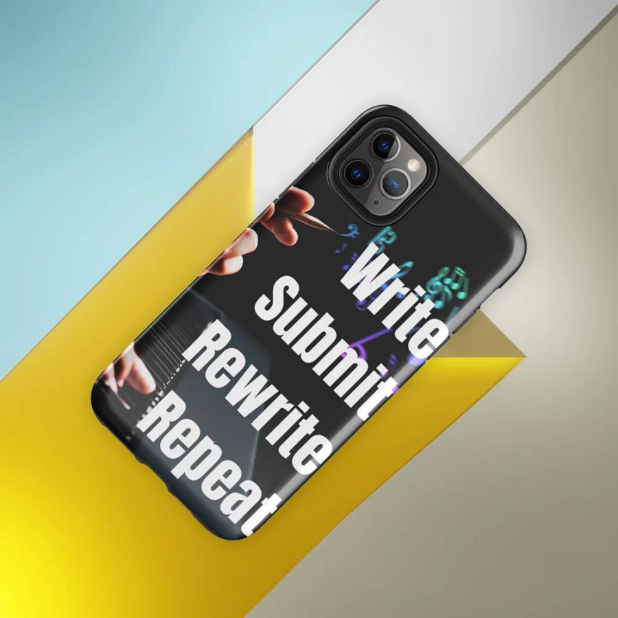 'Write Submit Rewrite Repeat' Inspirational iPhone Tough Case product image (8)
